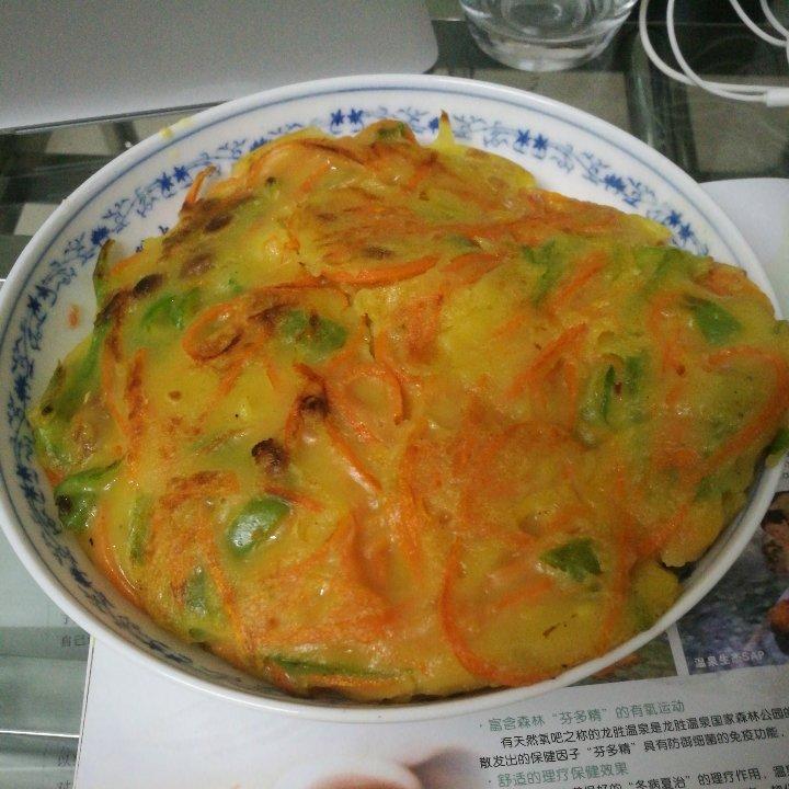 胡萝卜鸡蛋饼