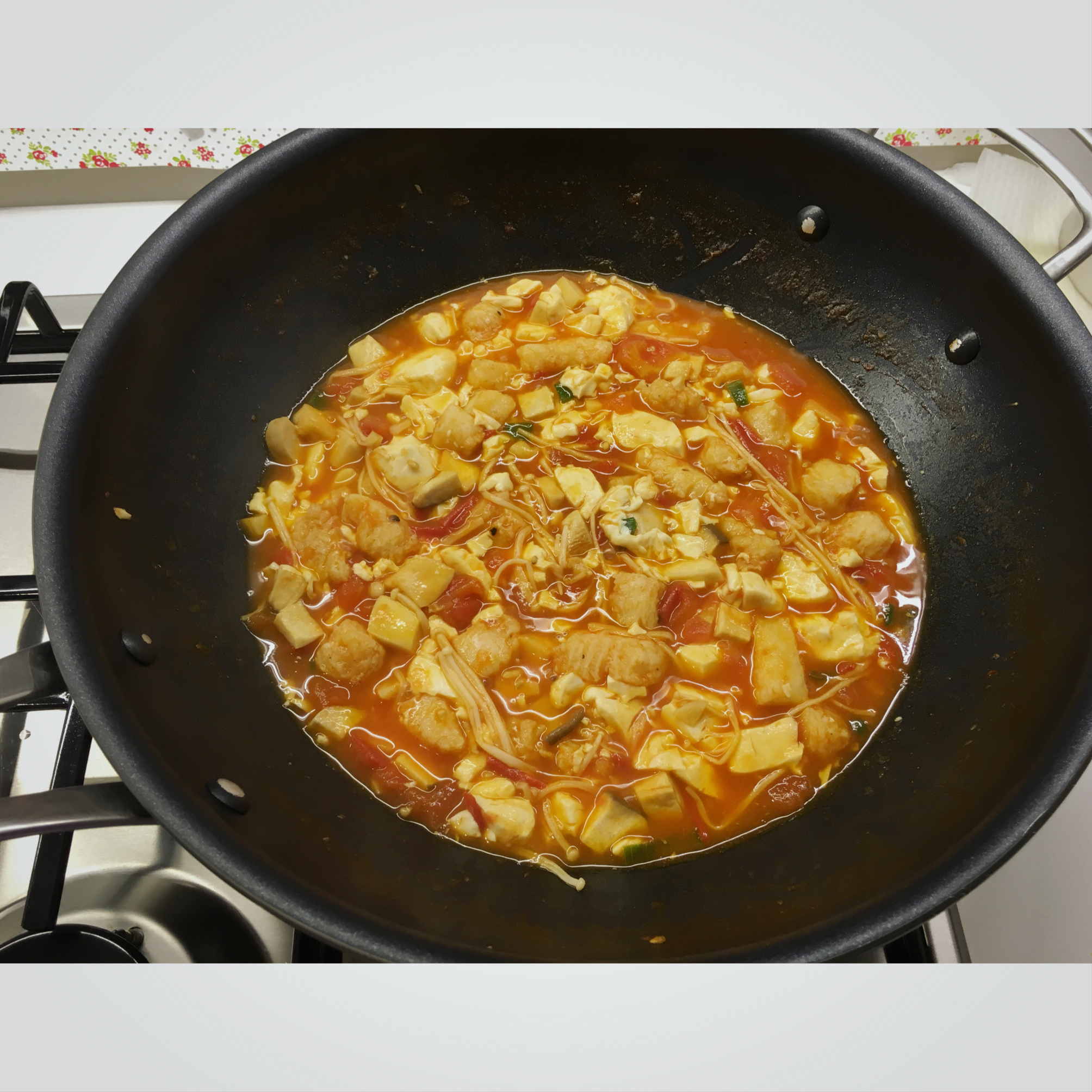 龙利鱼豆腐煲