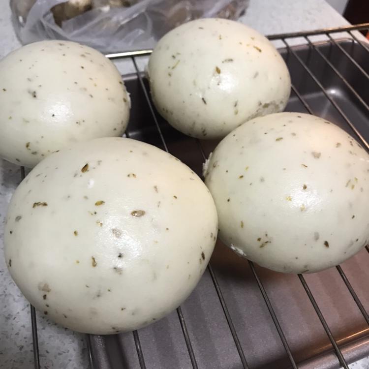 一次性发酵的奶香馒头！