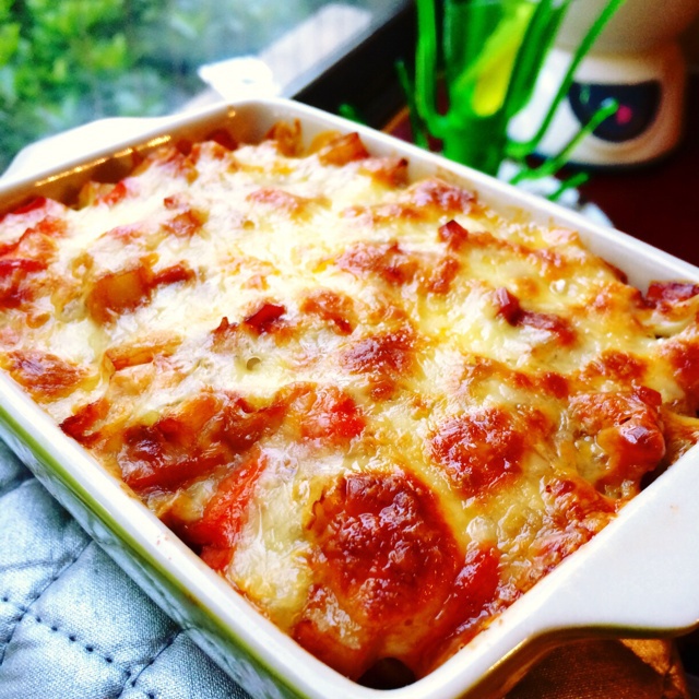 番茄鸡肉浓情焗饭【两人份】