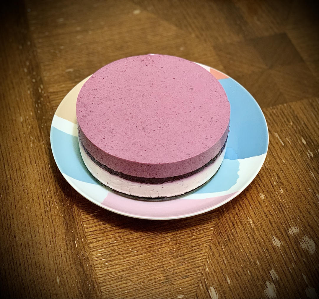 小白也能做的高颜值蓝莓慕斯奶酪蛋糕