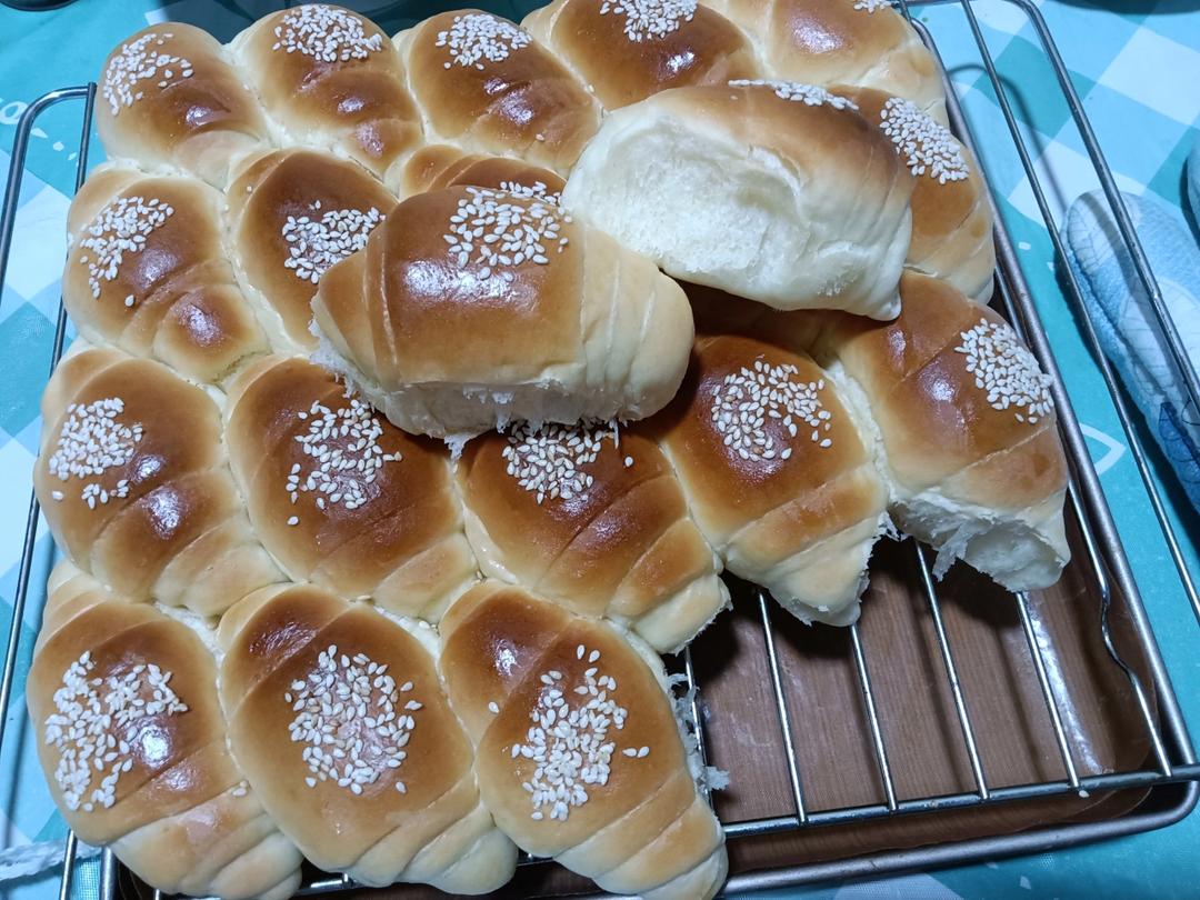 牛奶面包卷（直接法）