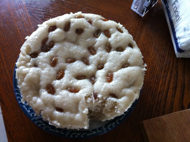 木木青尘做的牛奶蒸米糕