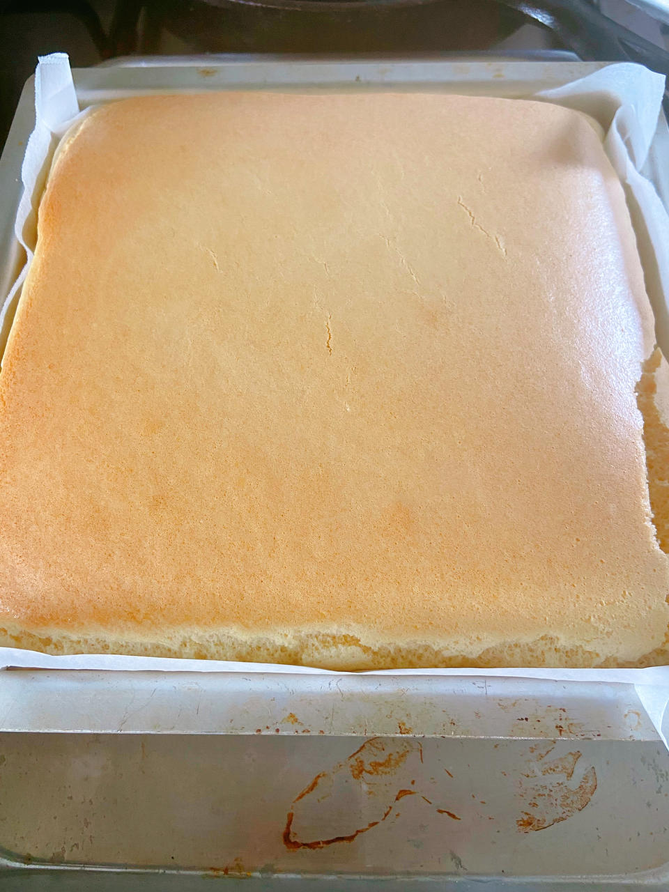 超细腻绵软❗️古早蛋糕