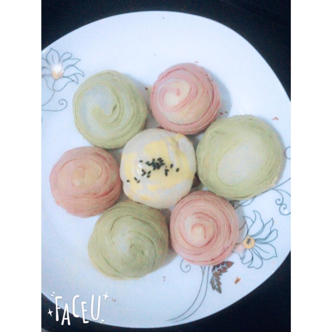 螺旋酥.蛋黄酥.-个人的技巧