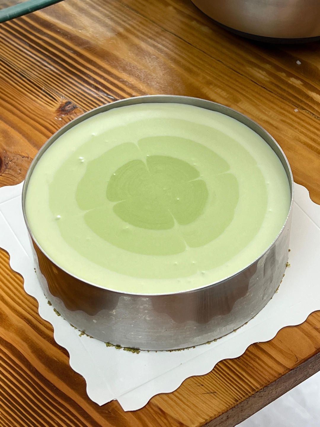 渐变抹茶慕斯蛋糕：我Amanda带着既美又作的抹茶甜点又来了！【曼食慢语】