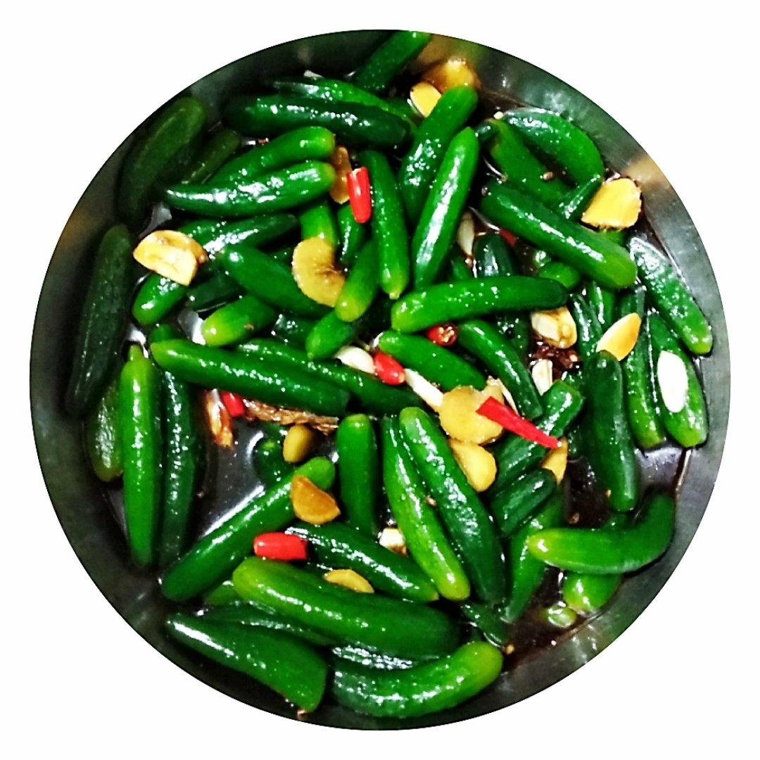 油焖黄瓜咸菜