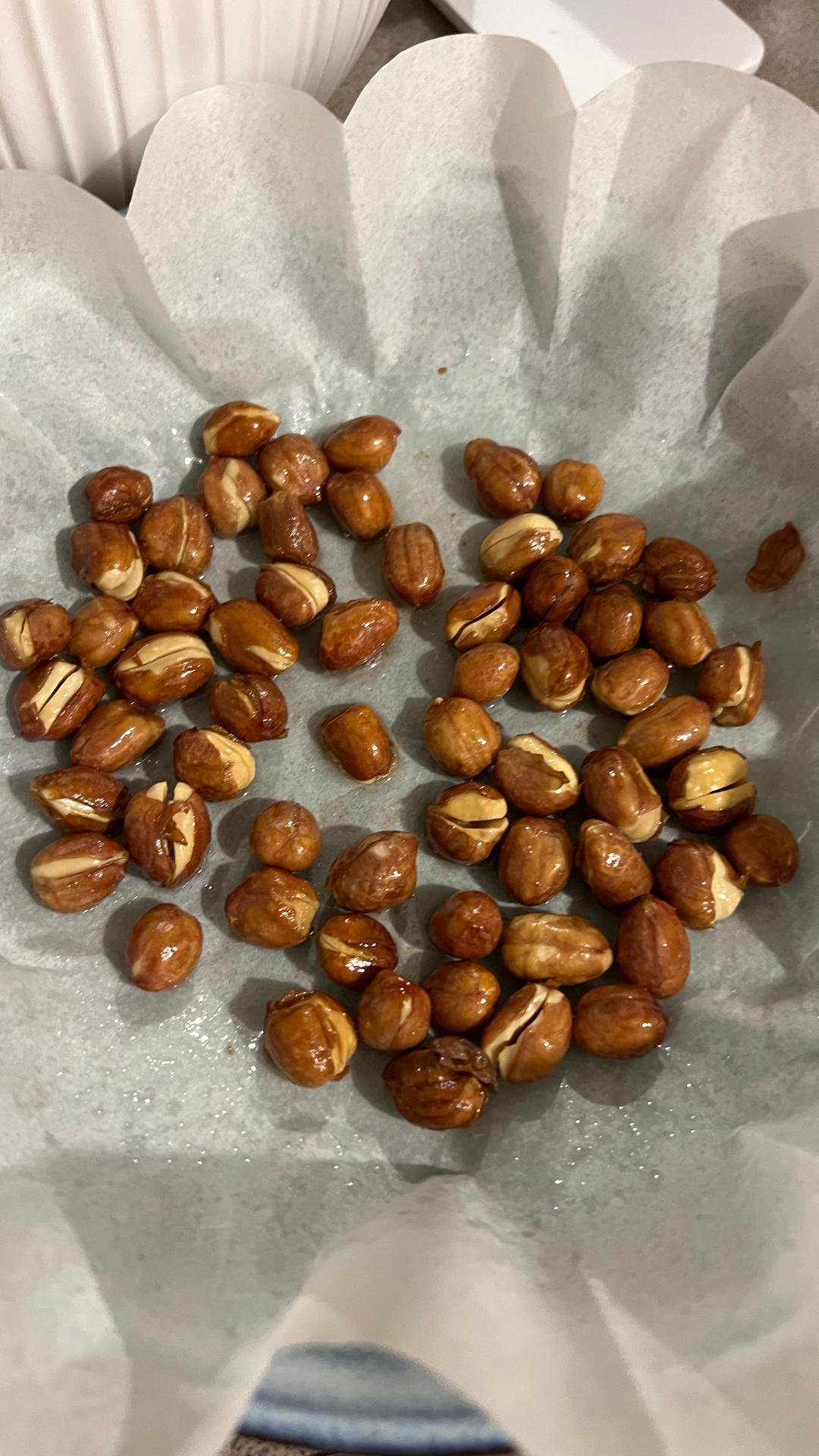 微波炉炸花生米