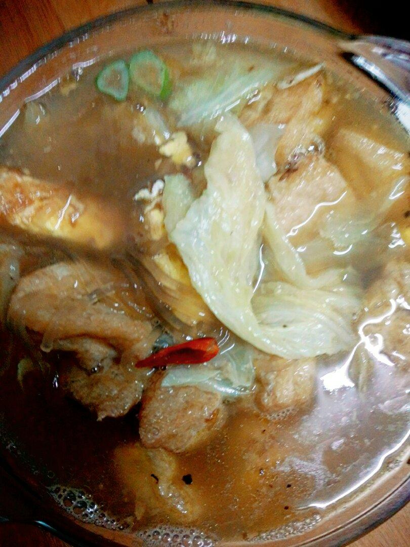 白菜粉丝豆腐煲