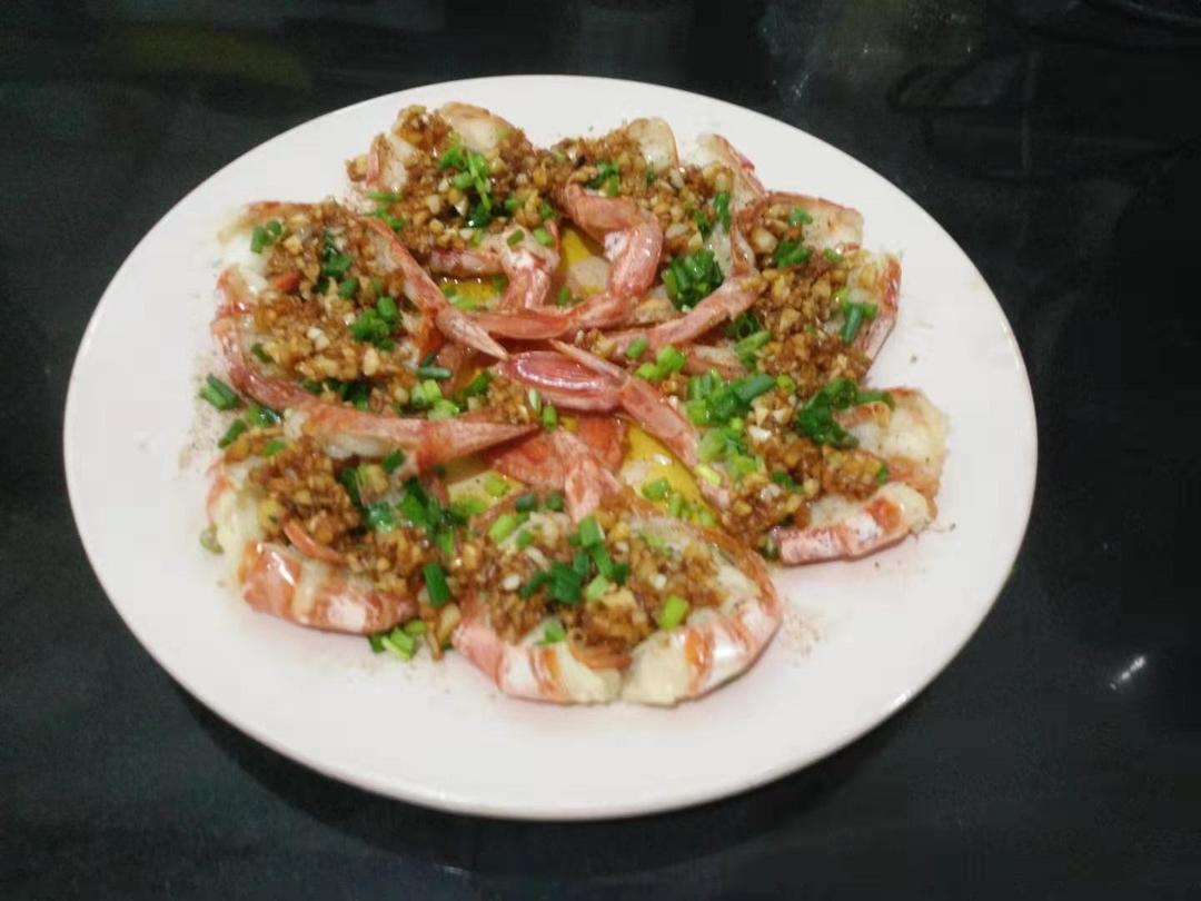 蒜蓉红虾  超好吃阿根廷大虾做法