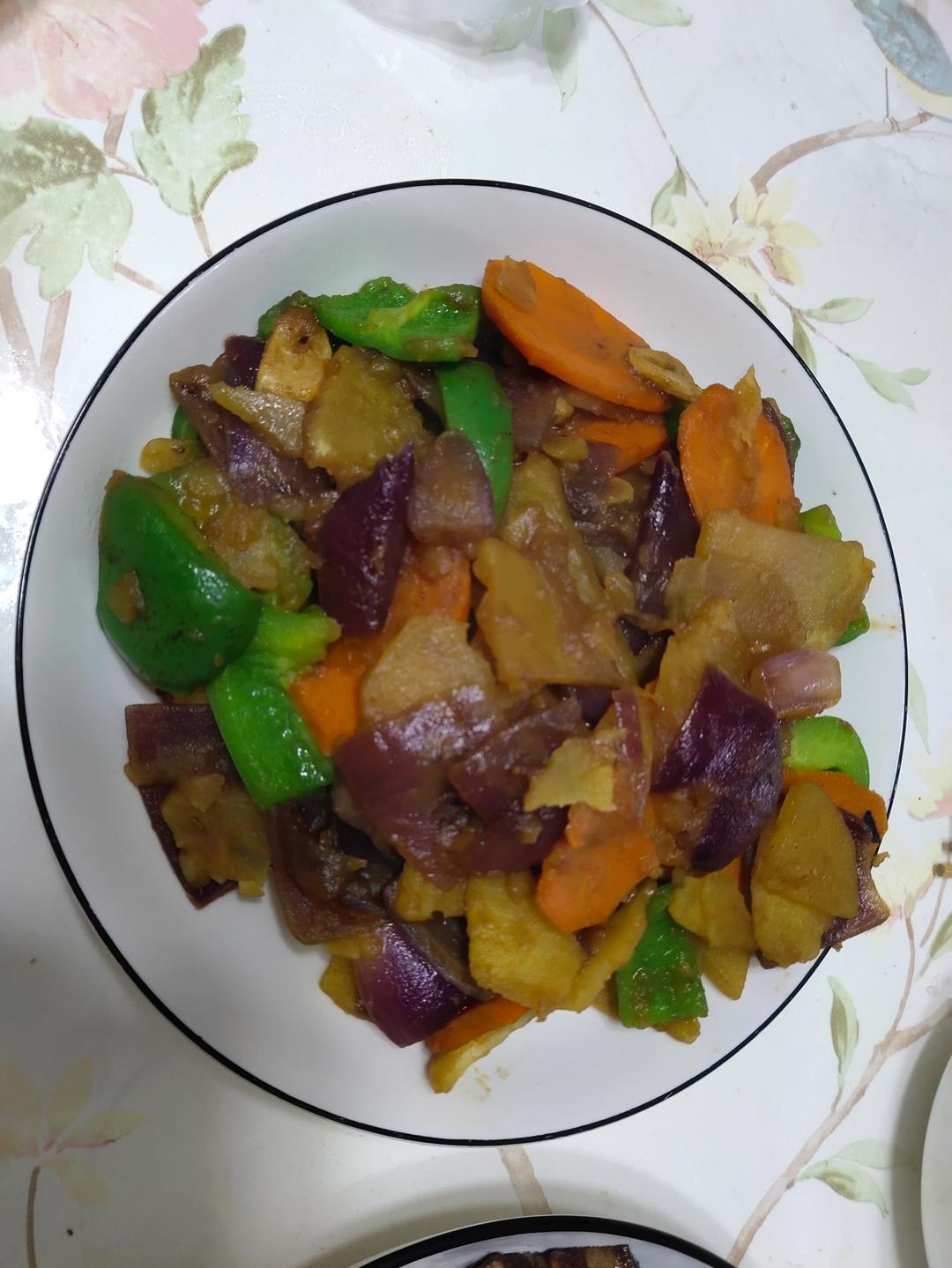 土豆炒洋葱