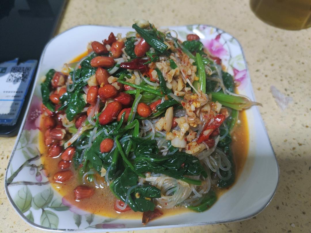 万能凉拌菜料汁（凉拌菠菜粉丝）