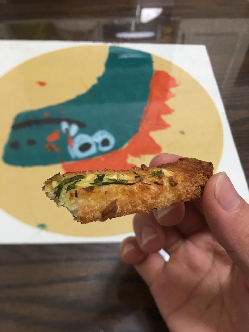 蜂蜜黄油吐司条vs蒜香黄油吐司条，咸甜碰撞