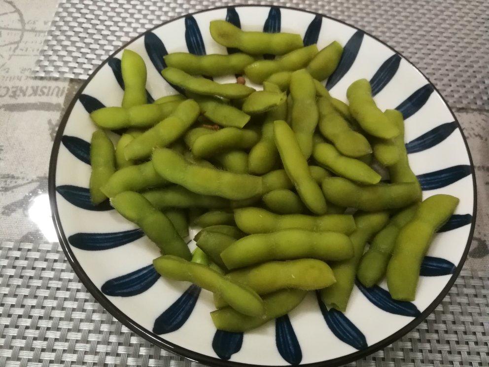 煮毛豆—不会变色版