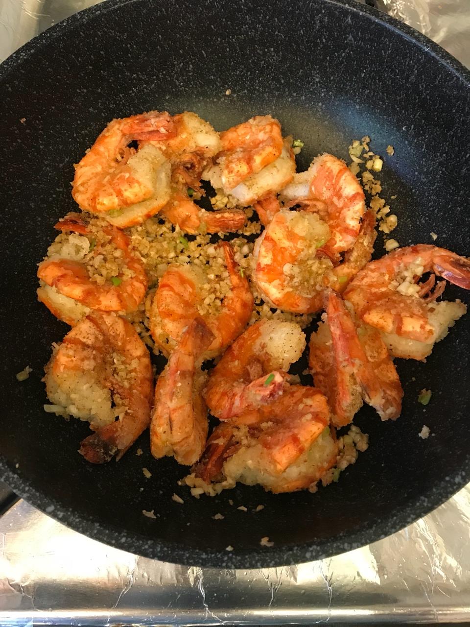 蒜蓉椒盐虾