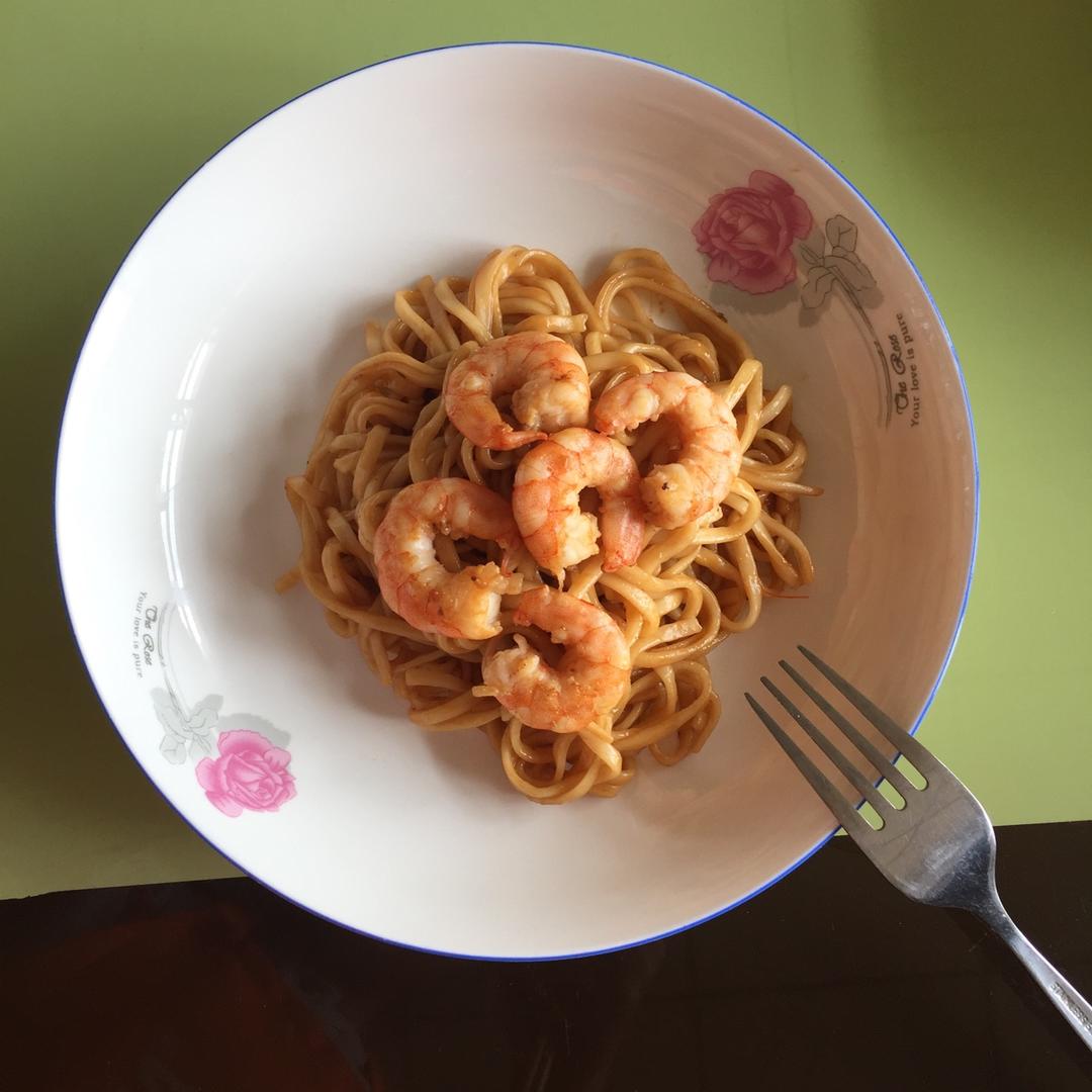 虾油炒面