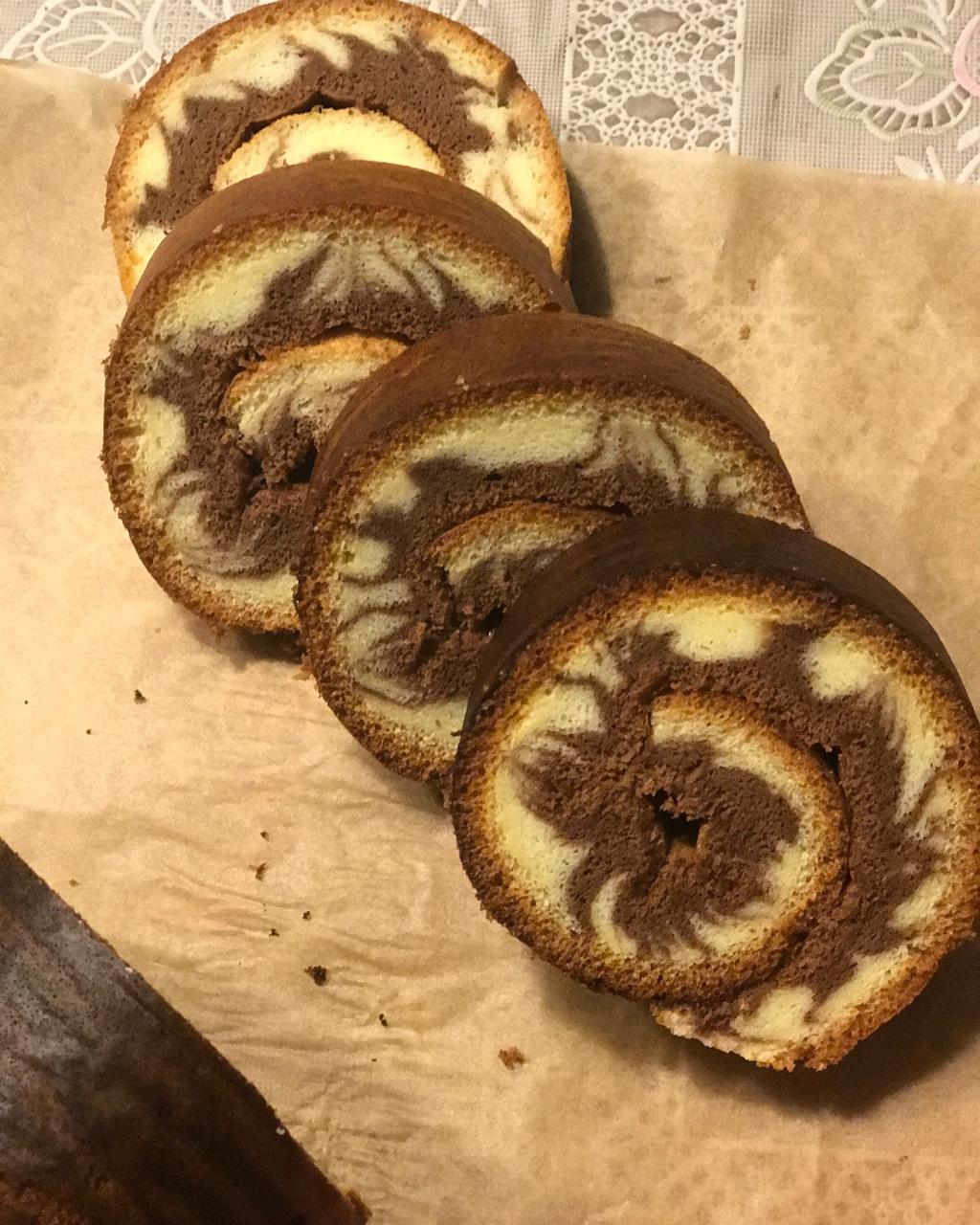 可可旋风蛋糕卷（视频）