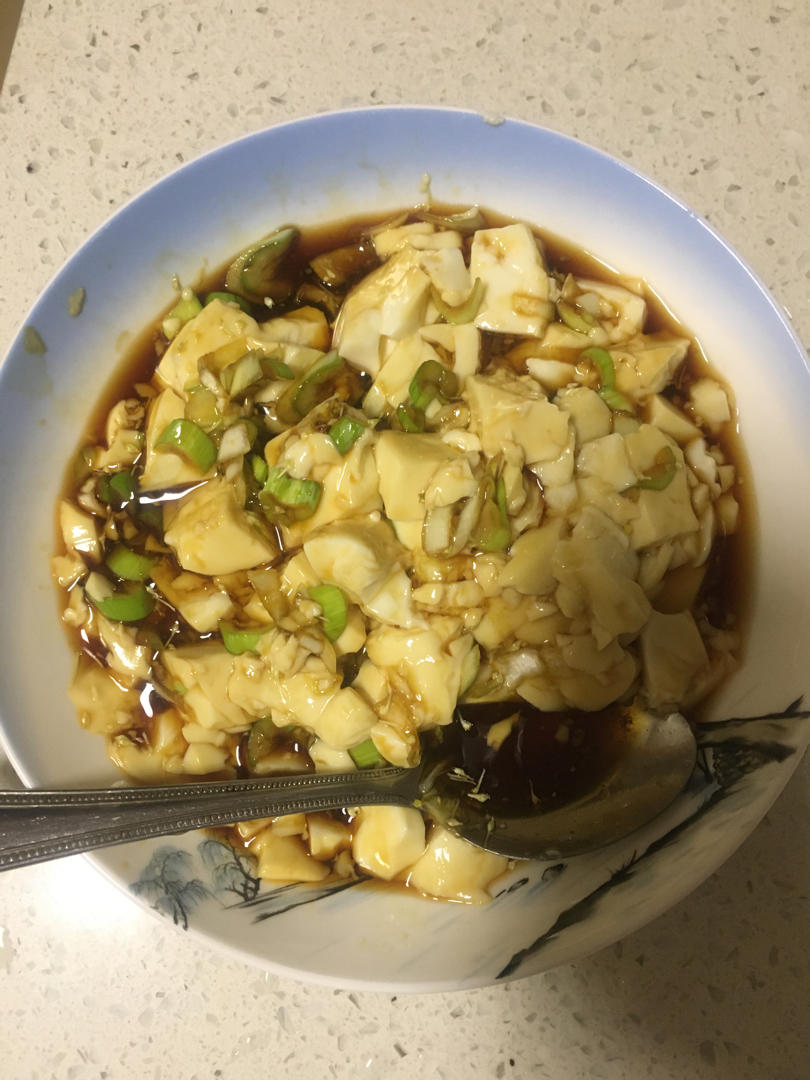 小葱拌豆腐