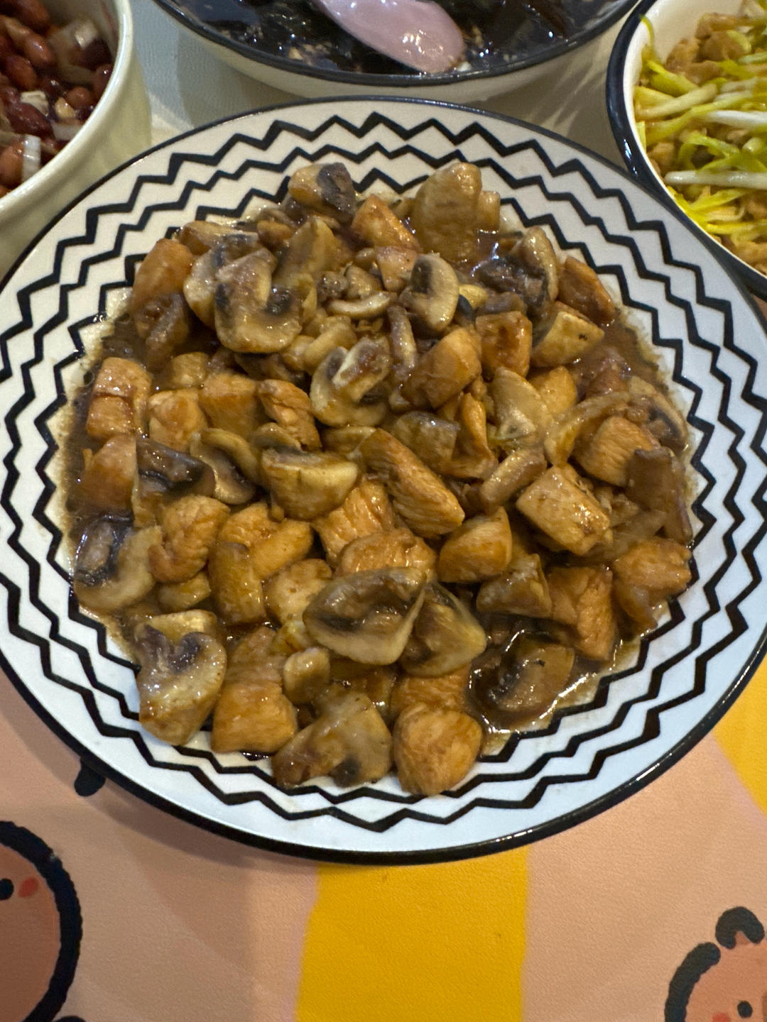 口蘑鸡胸肉