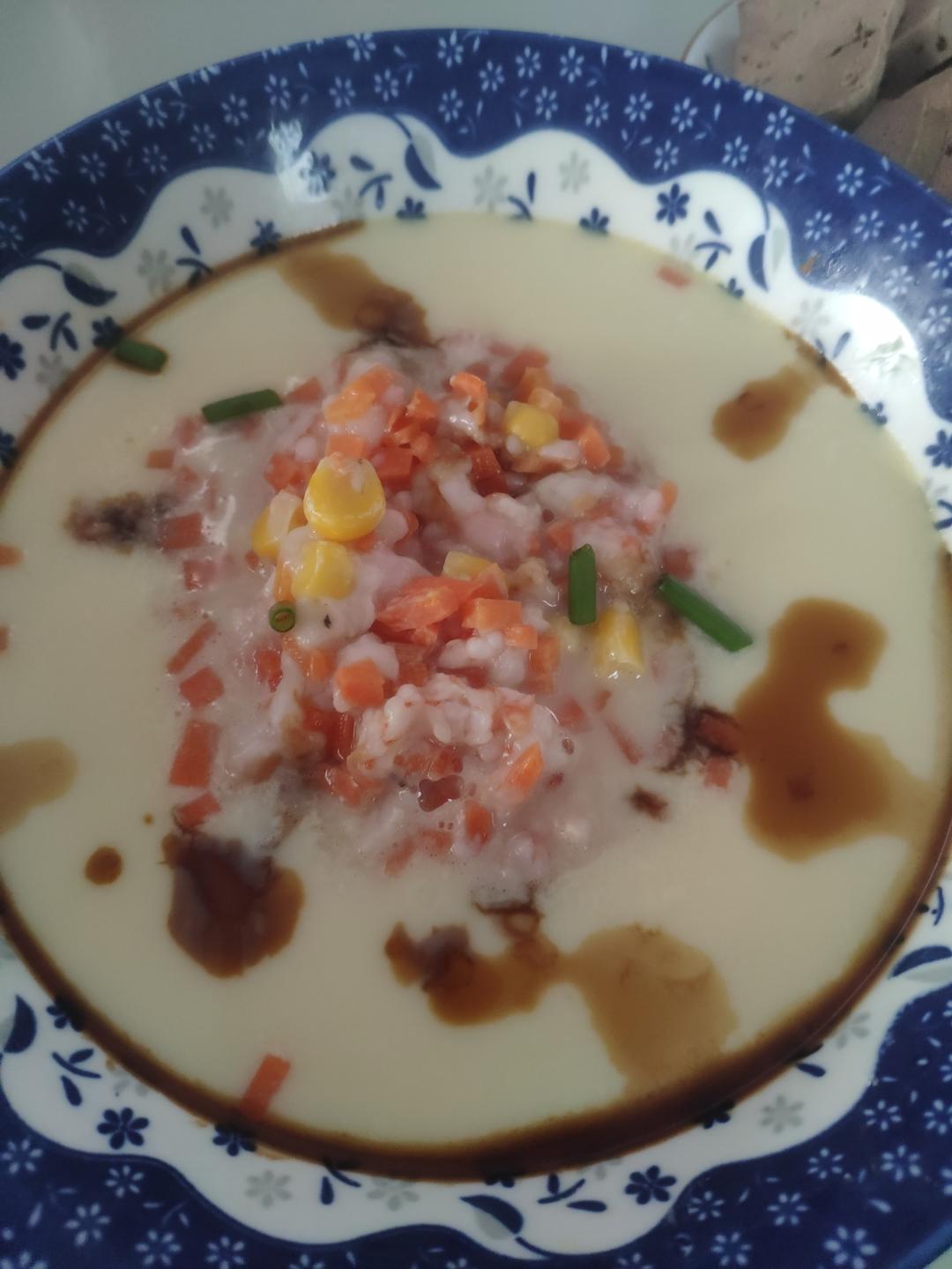虾滑蒸蛋羹【宝宝辅食】