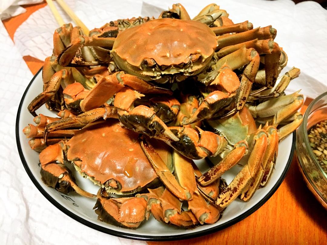 清蒸大闸蟹