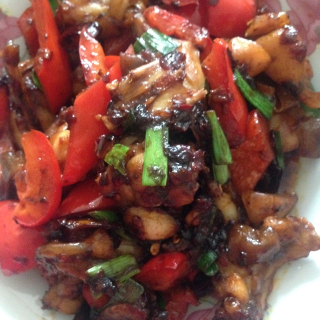 快手版香辣牛蛙