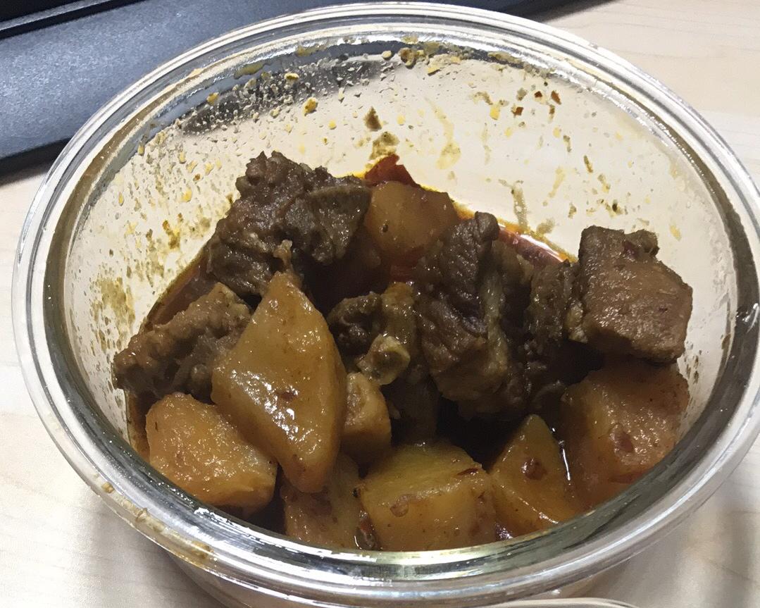 土豆烧排骨