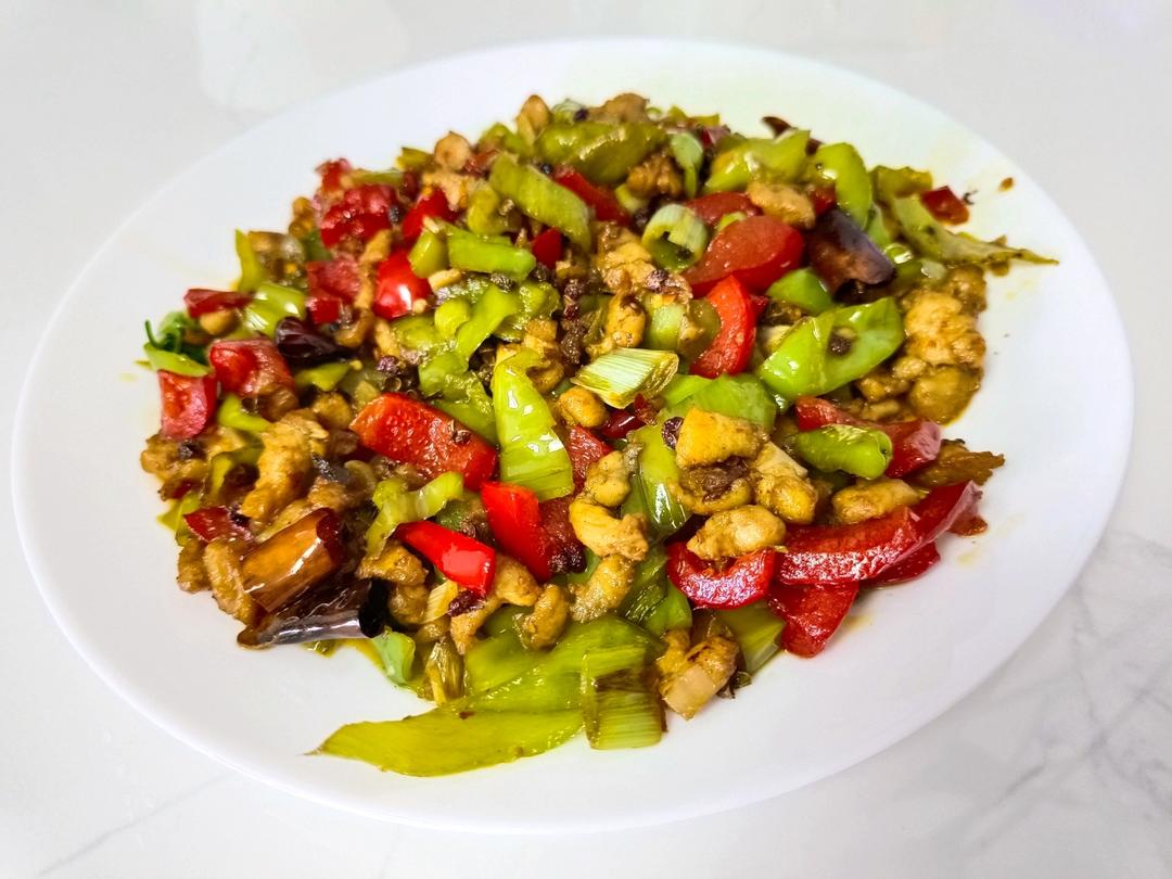 双椒鸡丁（又是超下饭的一道菜）