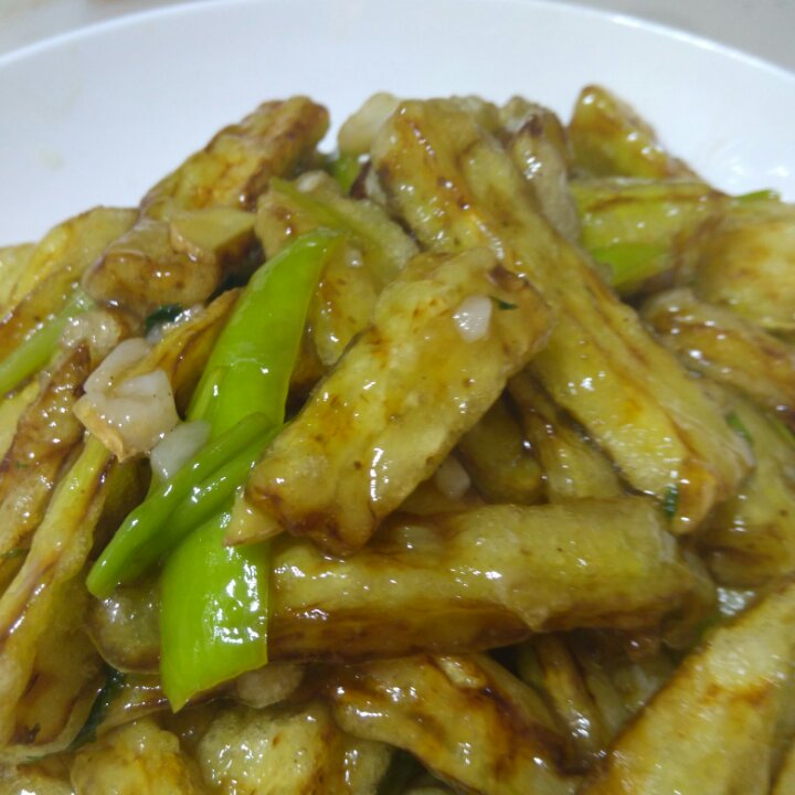 不一样的鱼香茄条