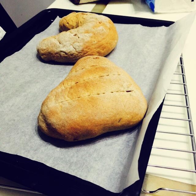 全麦蔓越莓乳酪软欧（附法国老面配方）