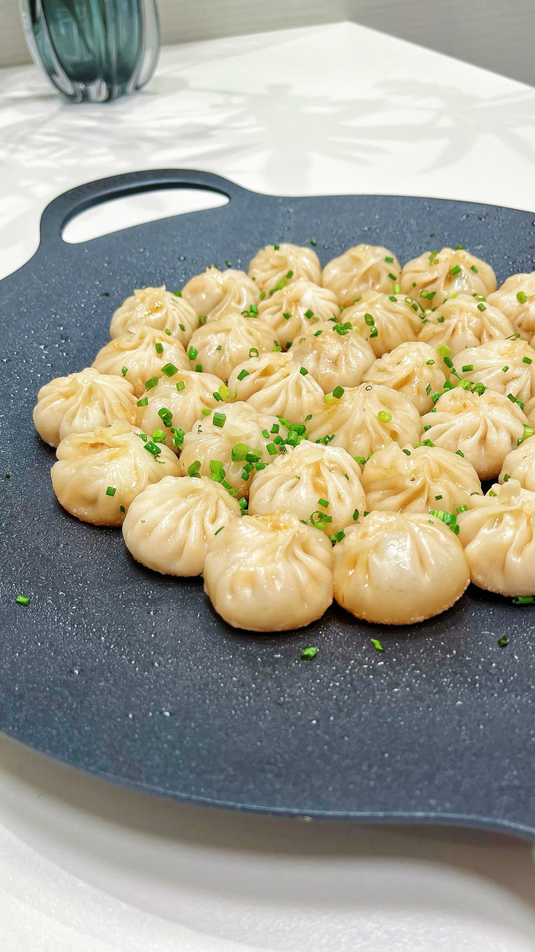 免揉面‼️脆底爆汁‼️懒人版拇指生煎包‼️