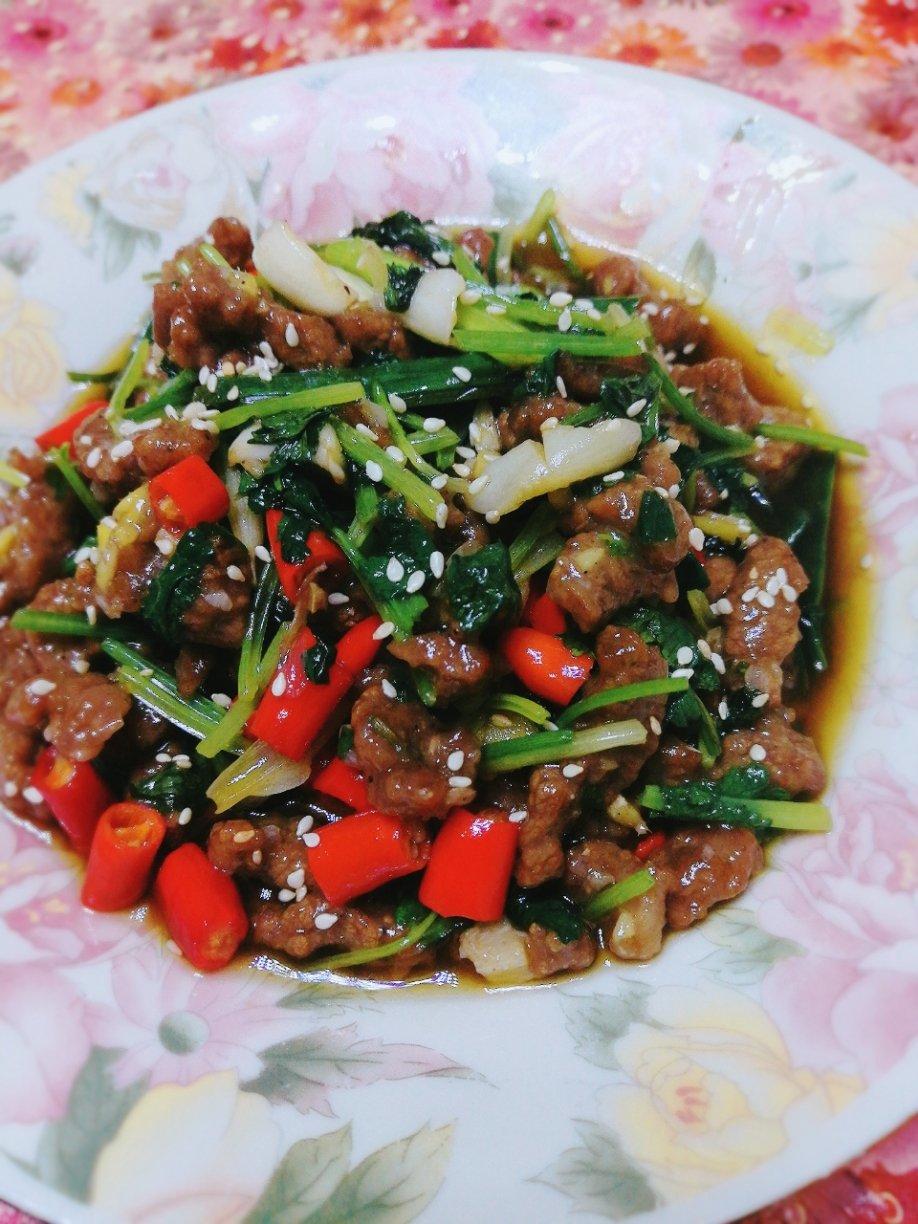 香菜牛肉