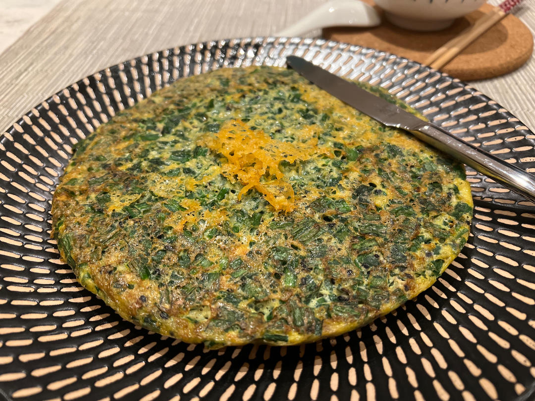 韭菜蛋饼（生酮友好）