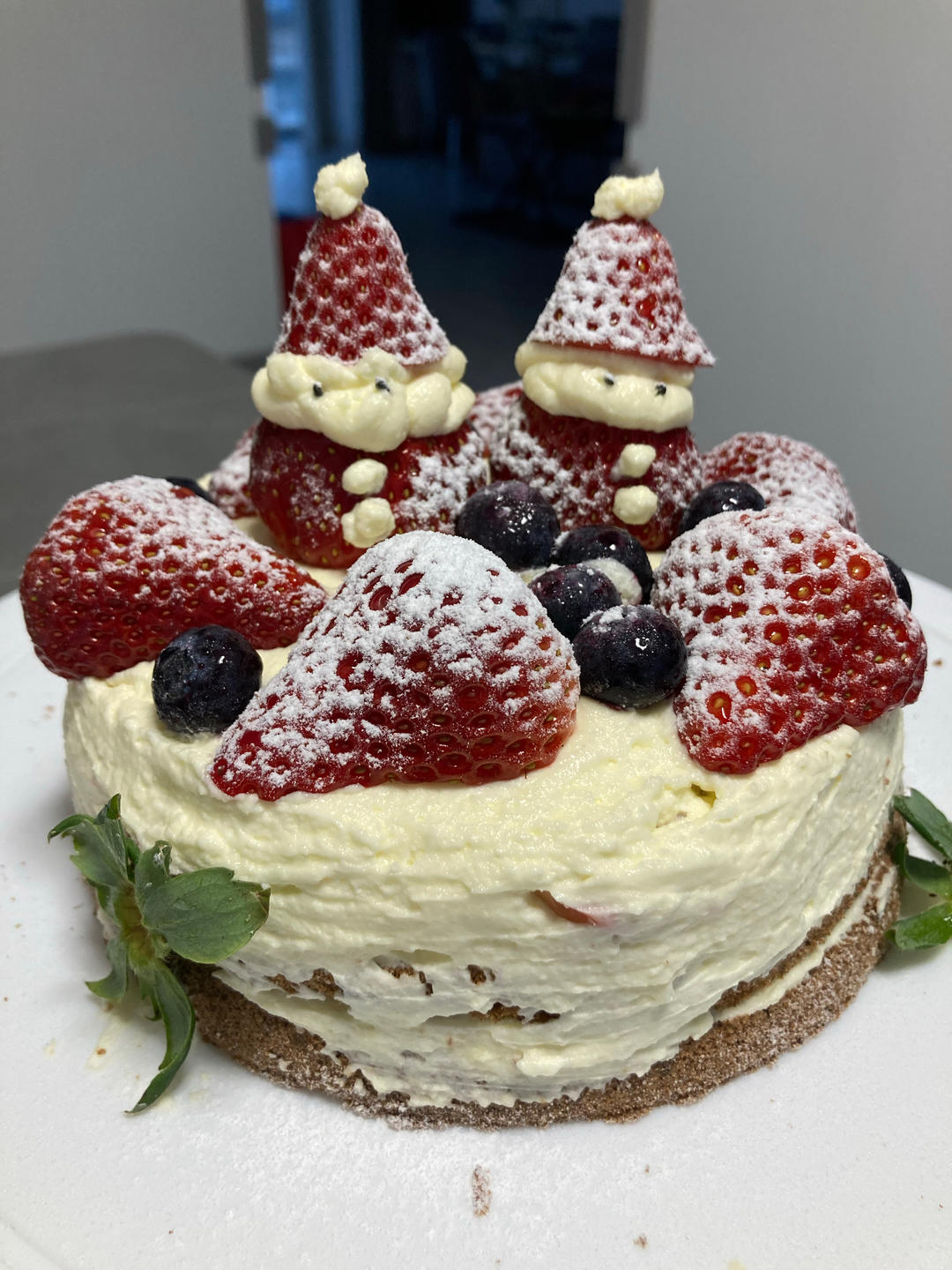 圣诞呆萌裸蛋糕