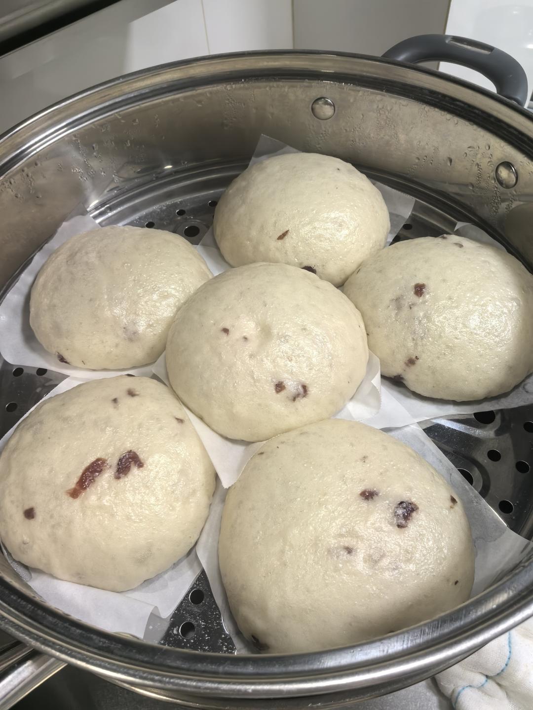 蔓越莓老面酒酿馒头