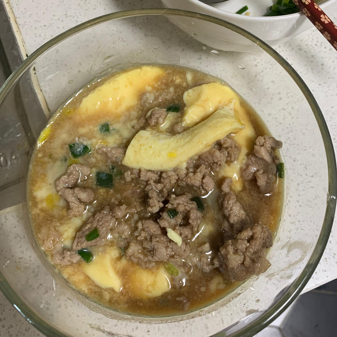 比布丁还要嫩！巨好吃又营养的肉末水蒸蛋