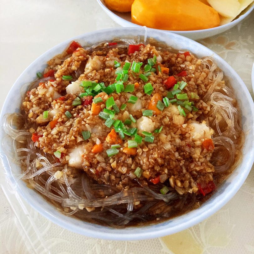 蒜蓉粉丝蒸扇贝