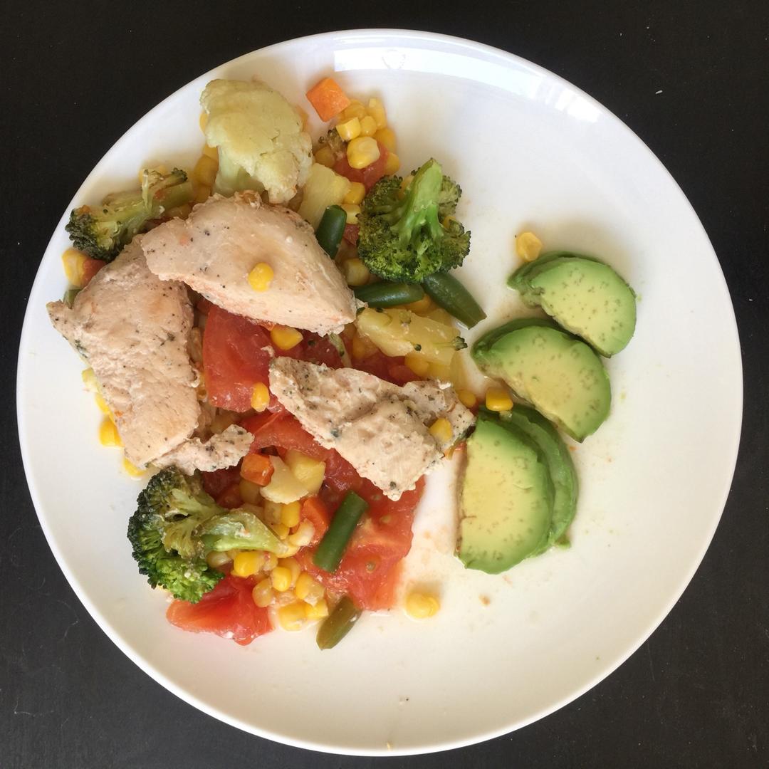 健身沙拉鸡胸肉健身沙拉