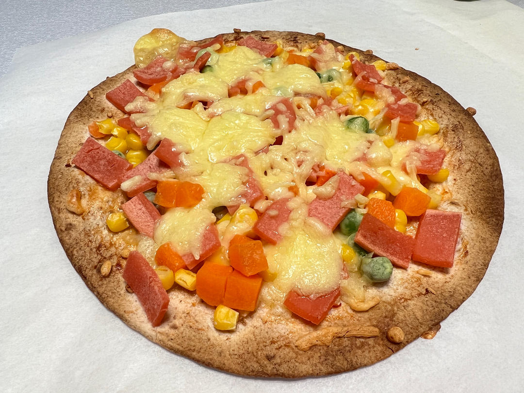 减脂餐❣️快手披萨（全麦麦西恩版）的做法