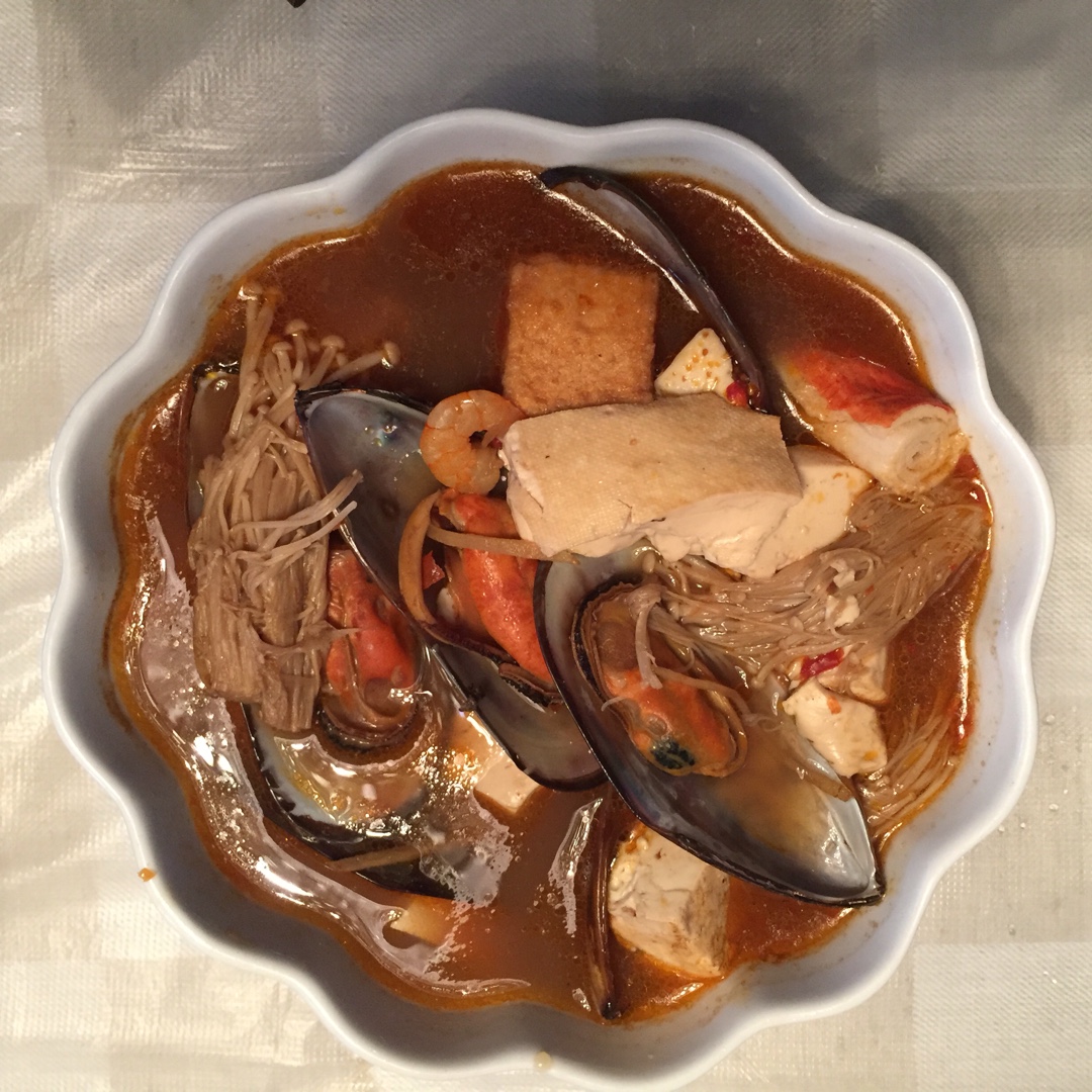 花蛤豆腐汤