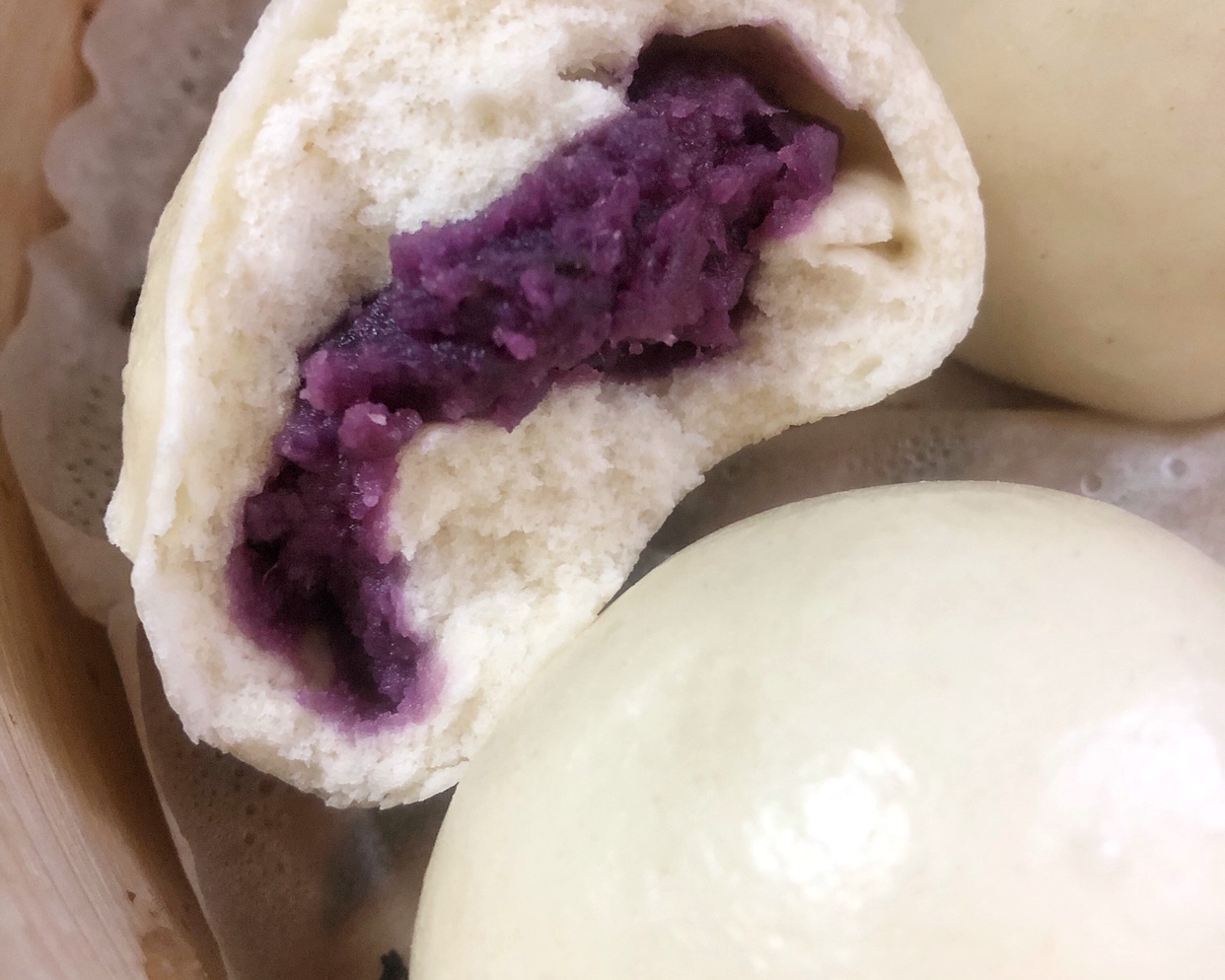 香甜紫薯馅-简单到原料只要三种，步骤只有洗蒸搅的做法