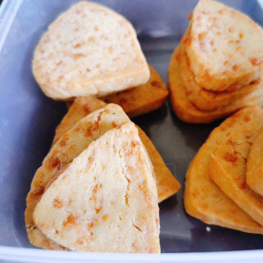 免打发❗️零失败❗️黄金芝士咸味饼干❗️