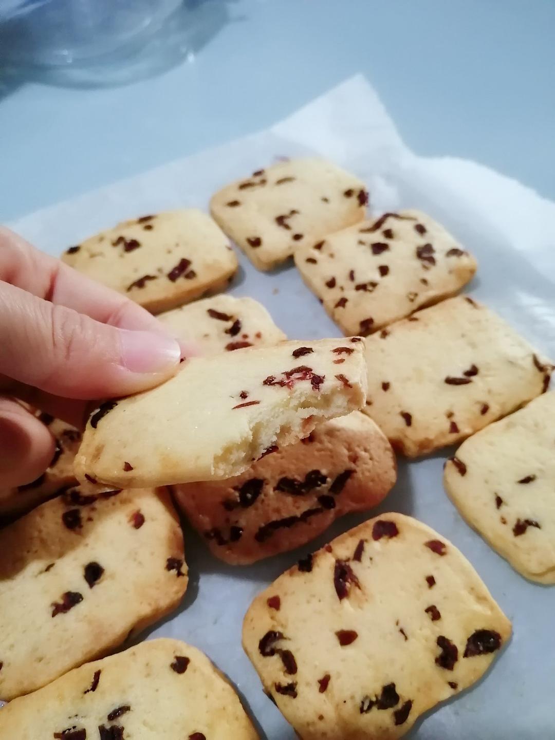 低糖少油版蔓越莓饼干