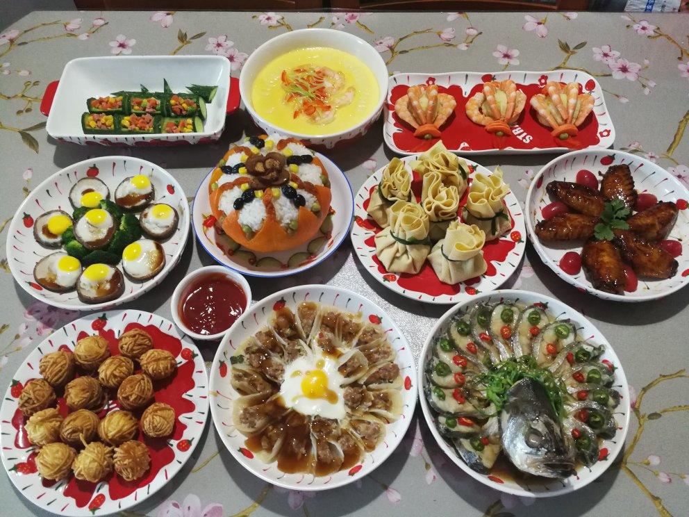 最美年夜饭-金玉满堂聚宝盆（豆沙馅八宝饭）
