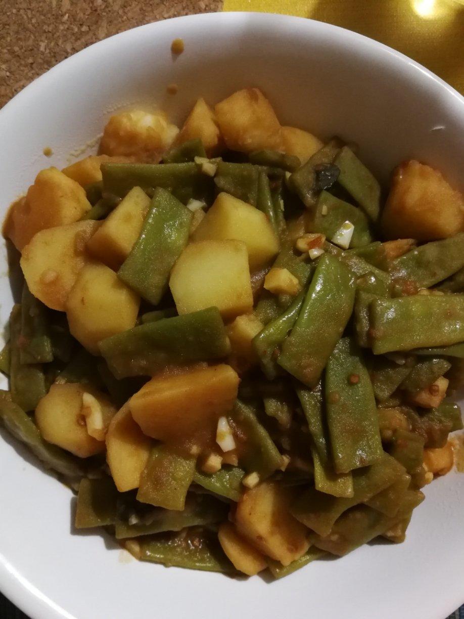 土豆炖豆角