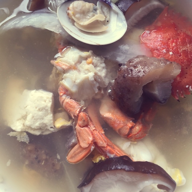 豆腐菌菇海参汤