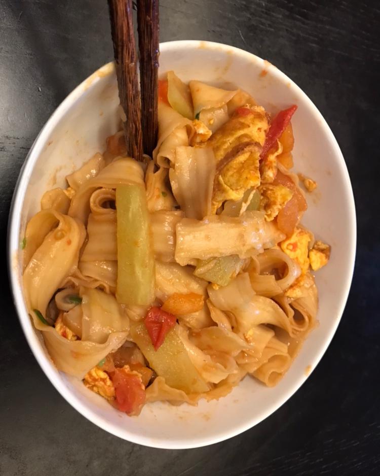 炒刀削面