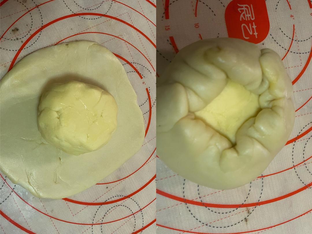 蛋黄酥（大包酥）新手包会！的做法 步骤7