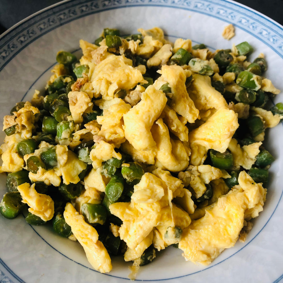 🔥无敌下饭❗️你们一定要试试豆角炒鸡蛋，好吃到哭😭