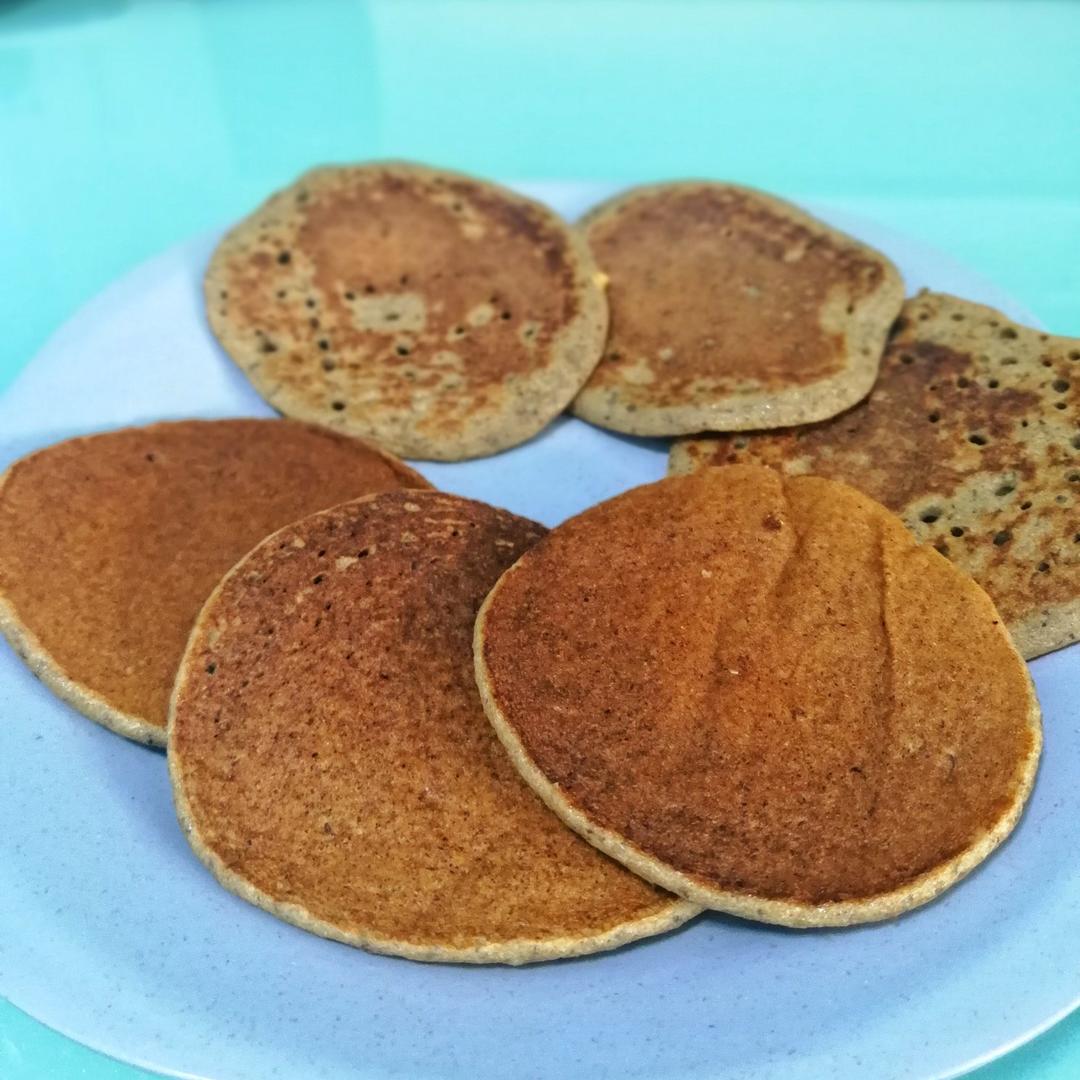 无糖无油豆渣煎饼